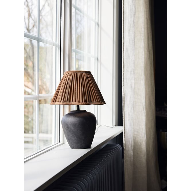 Ceramiczna lampa stołowa Lilly antracyt 29cm